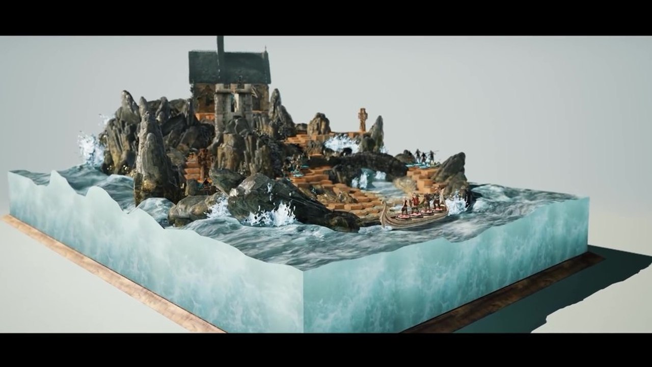 Wartile - Releasetrailer zum Wikinger-Strategiespiel im Tabletop-Look