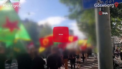 PKK/YPG yandaşları İsveç’te sokağa indi