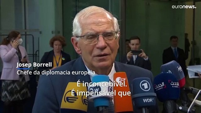 Borrell: bloqueio russo a exportação de cereais da Ucrânia é crime de guerra