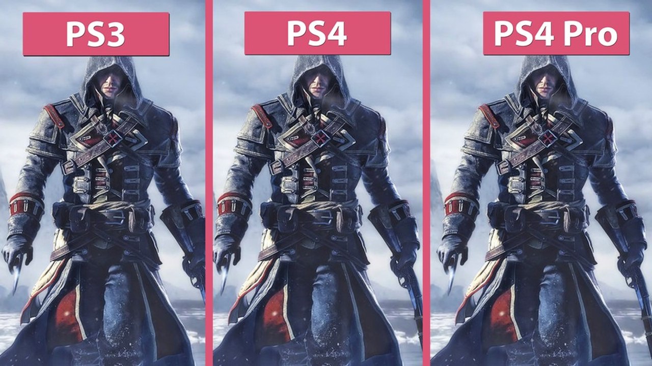 Assassin's Creed Rogue - PS3-Original gegen Remaster auf PS4 und PS4 Pro im Vergleich