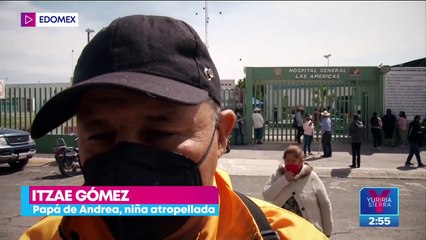 Piden ayuda para Andrea; fue atropellada por un conductor en Ecatepec