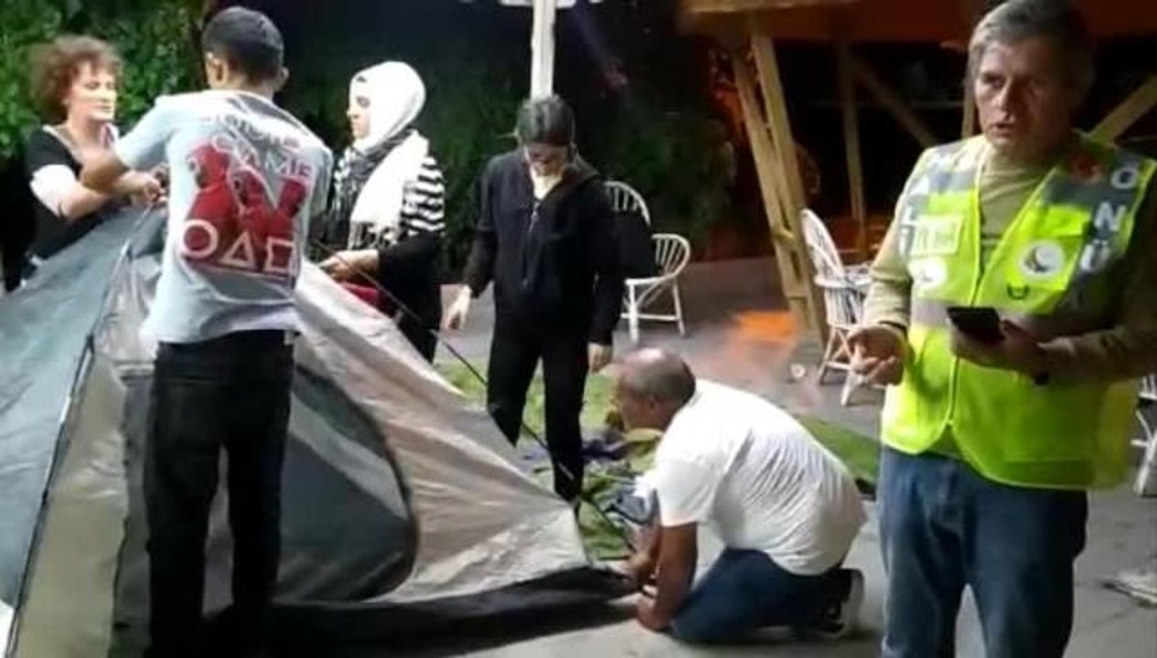 İşsiz Kalan Taşeron İşçiler İçin TBMM'ye Yürüyen Tüm Kamu-Der, Gölbaşı'nda Çadır Kurdu: "İşçiler ve Emekçiler Birlik Olsunlar"