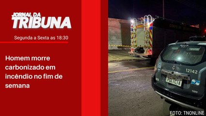 Jovem morre  carbonizado em  incêndio no fim de  semana