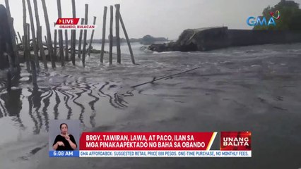 Video herunterladen: Ilang barangay sa Obando, Bulacan lubog pa rin sa baha dahil sa nasirang dike at floodgate | UB