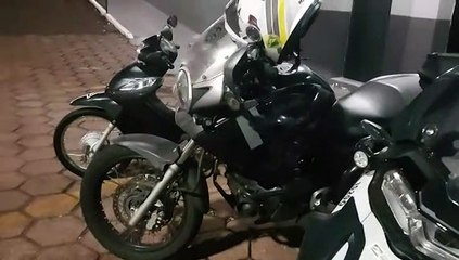 Polícia Militar recupera motocicleta em Cascavel