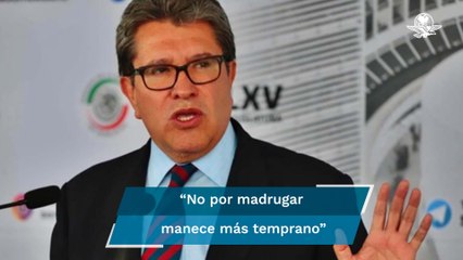 Monreal recomienda al “club de las corcholatas” no violar la ley electoral