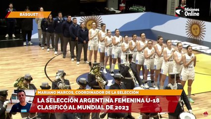 La selección Argentina femenina U-18 clasificó al mundial de 2023