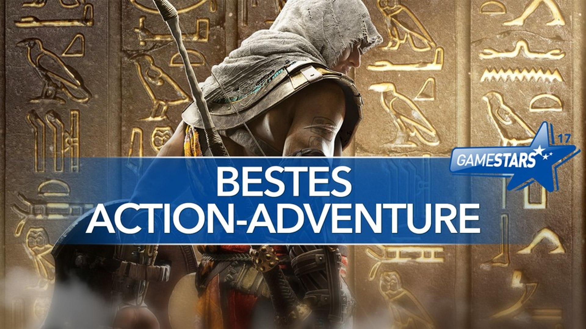 ⁣GameStars 2017: Bestes Action-Adventure - Video: Dreikampf zwischen Zelda, Horizon & Assassin 