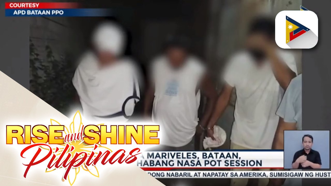 3 lalaki sa Mariveles, Bataan, huli sa akto habang nasa pot session