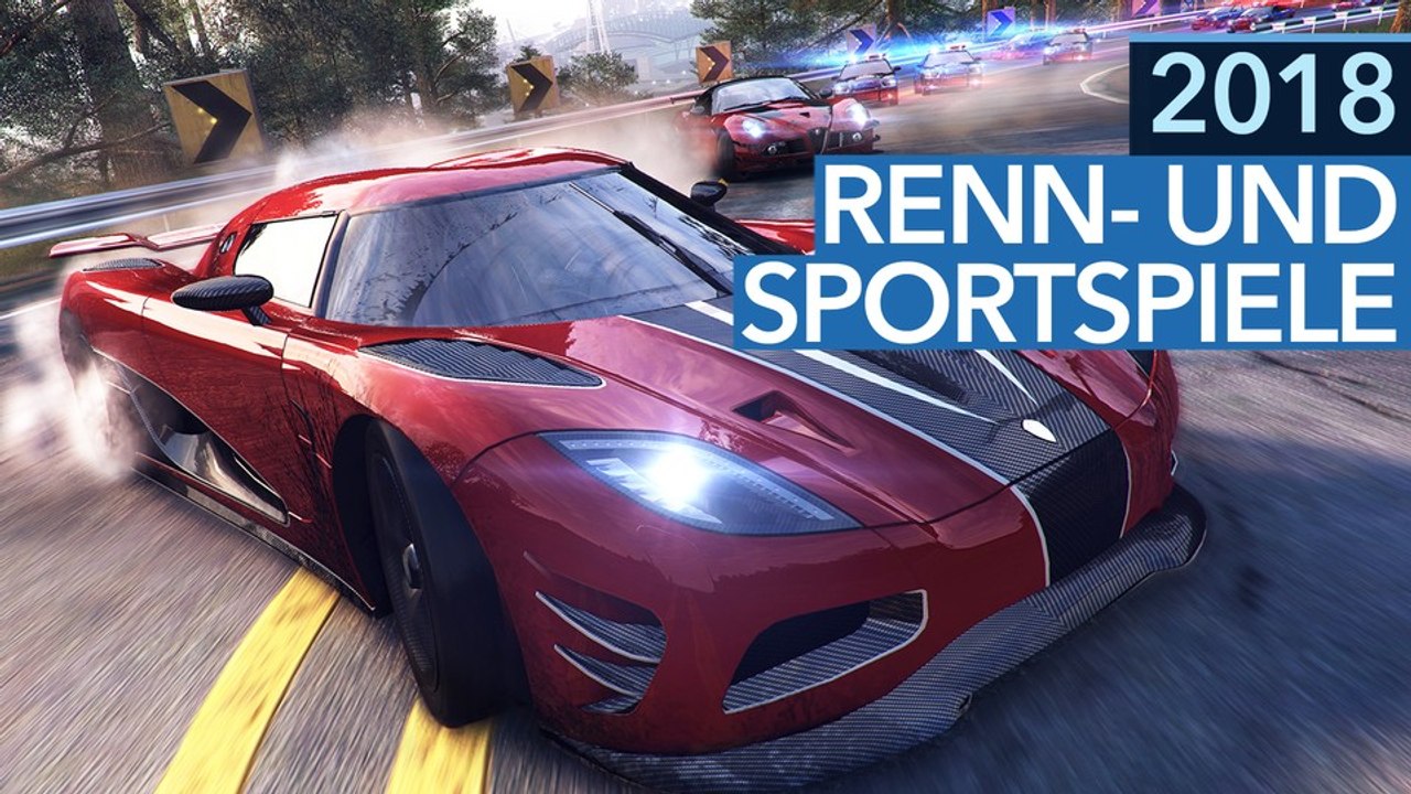Renn- und Sportspiele 2018 - Video: 5 Highlights für PC, PS4, Xbox One & Nintendo Switch