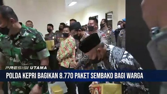 Polda Kepri dan Polres Jajaran Saluran 8.770 Bansos Religi dalam Rangka Hari Bhayangkara Ke-76