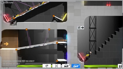 Bridge Constructor Portal - Neuer Trailer zum Release zeigt Gameplay im Portal-Stil