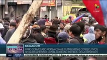 Líderes indígenas denuncian represión de la fuerza pública de Ecuador contra movilizados