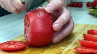 If there are tomatoes! Quick breakfast recipe in 10 minutes! Cooking Every Day # 141