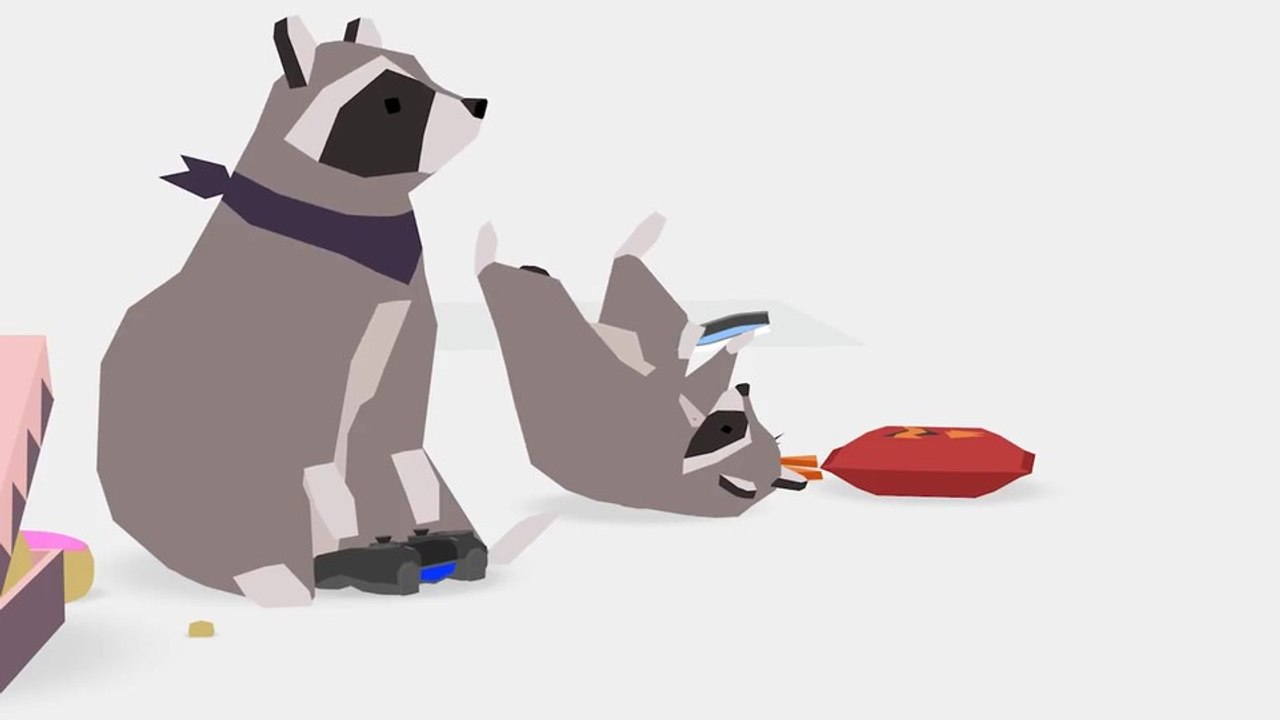 Donut county - gameplay-trailer macht uns zu waschbären, die ein loch spielen