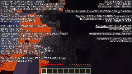 Minecraft: Single Biome: Basalt Deltas: +5C [2] Strings of Bad Luck