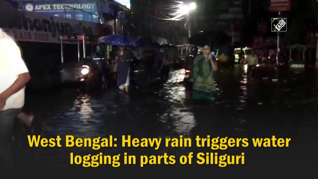 West Bengal: Heavy rain triggers water logging in parts of Siliguri