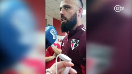 Jandrei diz que segue trabalhando forte para superar a desconfiança da torcida do São Paulo