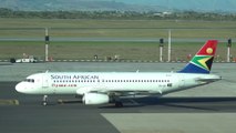 South African Airways A320-200 Take Off & Landing At Cape Town International Airport 4K