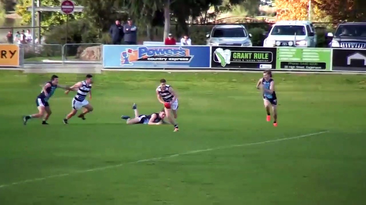 BFNL match highlights Strathfieldsaye's Jake Moorhead June 2022 Bendigo Advertiser video