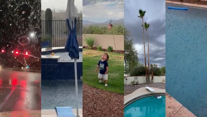 Welcome rain falls in the Southwest