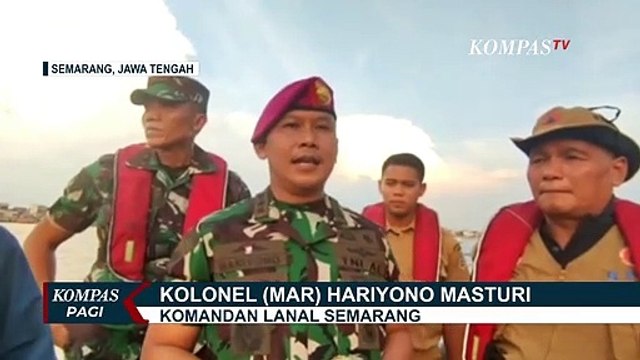 Banjir di Pelabuhan Tanjung Emas, Danlanal & BPBD Semarang Pastikan Tanggul Aman dan Tidak Jebol