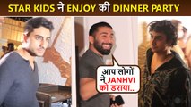 Janhvi's Rumored BF Orhan Gets Teased By Paps, Malaika's Son Arhaan, Ibrahim Ali Khan Party Together