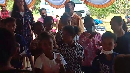 Viral  Anak Temu . Minggu Nyanyi Di Gereja St Yoseph, Kota Sorong