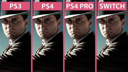 L.A. Noire - Grafikvergleich von PS3, PS4, PS4 Pro im 4K-Modus und Nintendo Switch