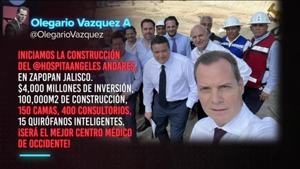 Inicia construcción del Hospital Ángeles Andares en Zapopan