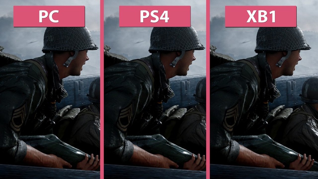 Call of duty: ww2 - pc gegen ps4 und xbox one im grafikvergleich