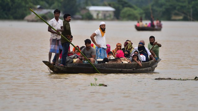 Monsoon rains trigger deadly flooding that has displaced millions in India and Bangladesh