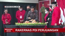 Momen Presiden Joko Widodo Rayakan Ulang Tahun di Rakernas PDI Perjuangan
