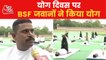 Jammu: BSF Jawans performs yoga at international Yoga day