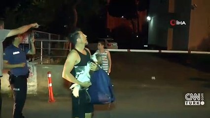 11 katlı binada korkutan yangın