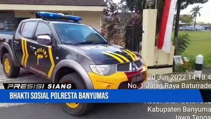 Bhakti Sosial Hari Bhayangkara Ke-76 Kapolresta Banyumas Di Baturraden
