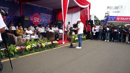 Kapolda Metro Jaya Resmi Membuka Street Race Polda Metro Jaya Dalam Rangka Hut Bhayangkara Ke-76