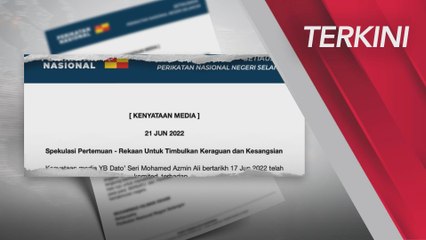 [TERKINI] Setiausaha PN Selangor nafi Azmin bertemu pemimpin PKR