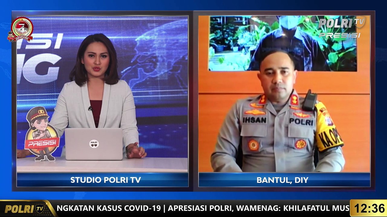 Live Dialog Bersama Kapolres Bantul AKBP Ihsan Terkait Tiga Tersangka Melakukan Aksi Pencurian di Pasar Angkruksari, Kuwon, Kretek, Bantul