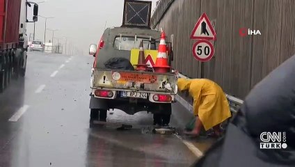 Kocaeli'de sağanak hayatı felç etti!