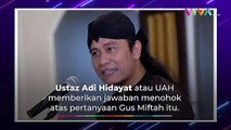 Ustaz Adi Hidayat Komentari Gus Mintah soal Agama Rendang