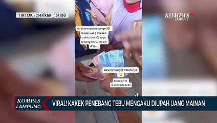 Viral! Kakek Penebang Tebu Diupah Uang Mainan