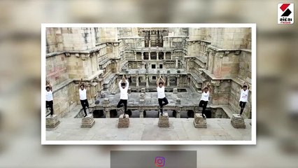 કચ્છના ધોરડોના સફેદ રણમાં 3 હજાર લોકોએ વિશ્વ યોગ દિવસની કરી ઉજવણી
