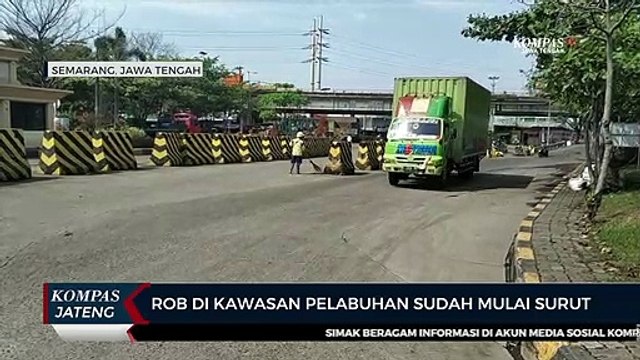 Rob di Kawasan Pelabuhan Tanjung Emas Semarang Sudah Mulai Surut