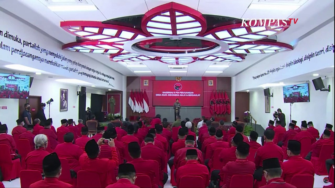 Jokowi Ngeri Dapat Info 60 Negara Akan Ambruk Ekonominya Disampaikan di Pidato Rakernas PDIP