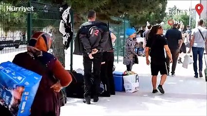 Gurbetçiler akın akın gelmeye devam ediyor