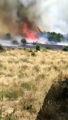 Incendie au camp militaire de Canjuers le 20 juin 2022