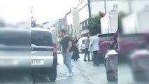 Arnavutköy’de yolu kısaltmak için caddeye ters yönden çıkan sürücü, başka bir otomobille çarpıştı