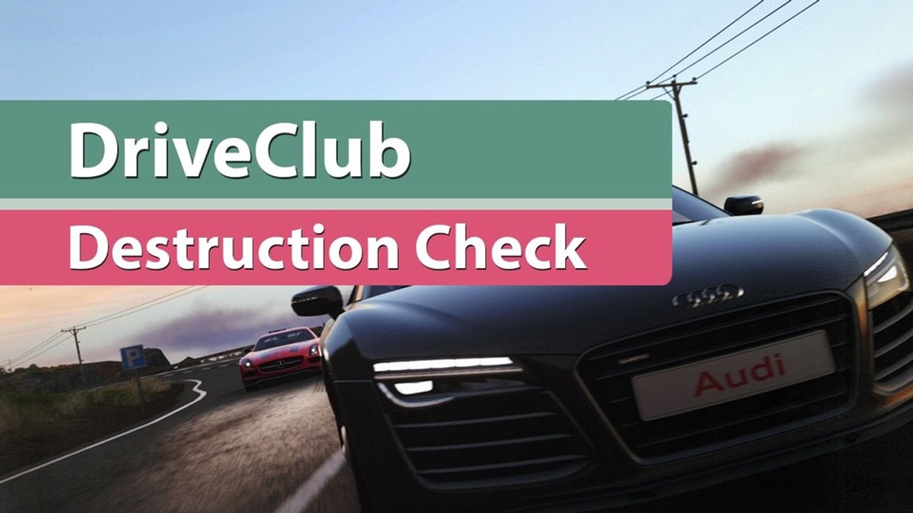 DriveClub - Crash-Test-Video zum Schadensmodell