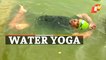 ODRAF Jawans Exhibit Water Yoga